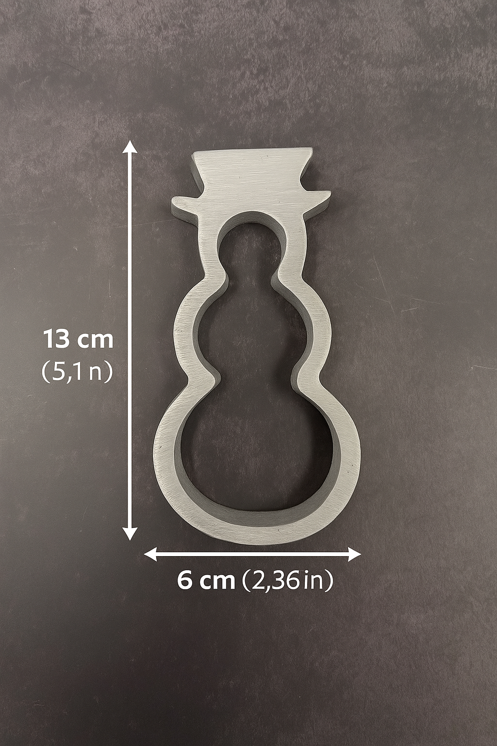 Molde mono de nieve pequeño / Small Snowman – Molde para buñuelos de viento