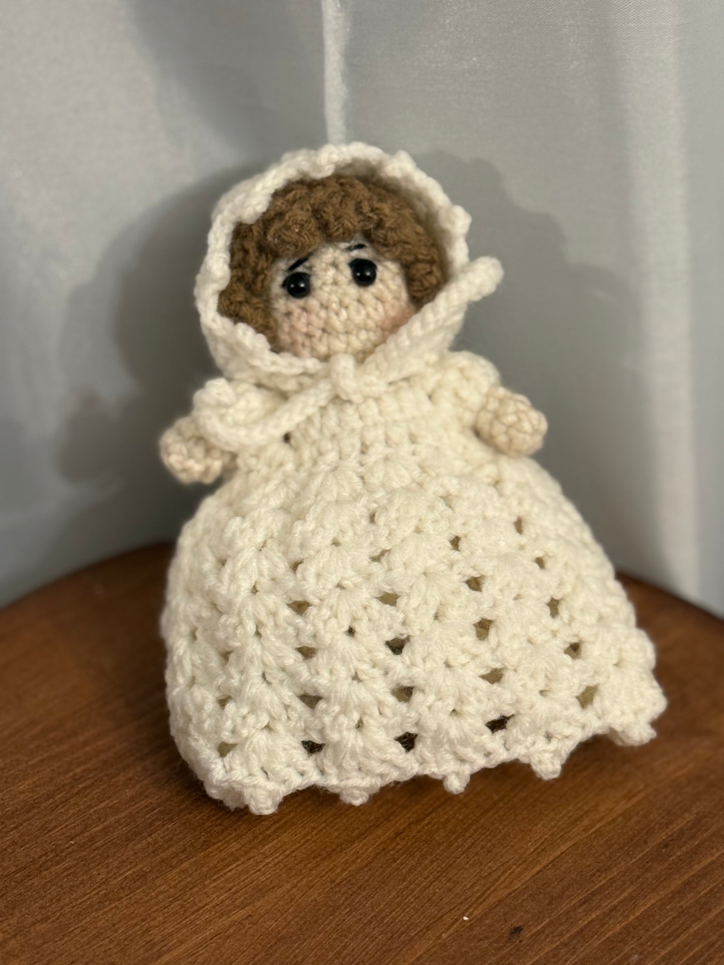 Niño Dios en Crochet para Nacimiento – 100% Hecho a Mano – Con Accesorios Removibles