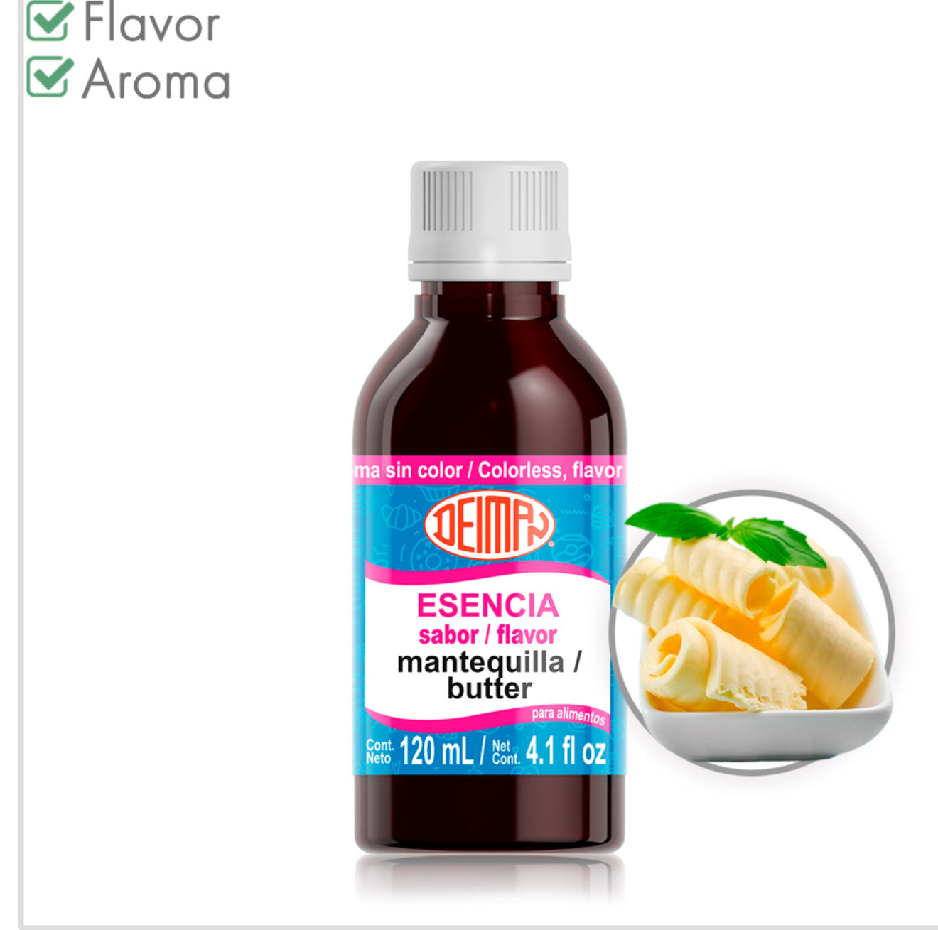 Esencia Mantequilla 120 mL – Deiman