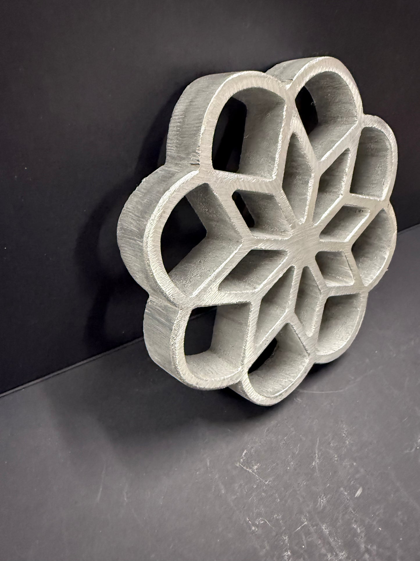 Molde Tradicional de Flor con Nochebuena para buñuelos de Viento