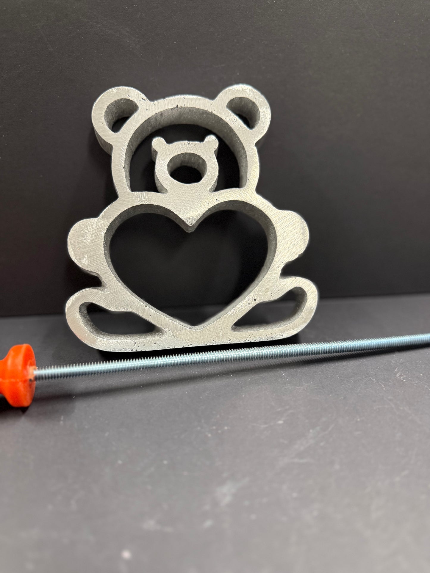 Molde de Osito con Corazón para Buñuelos de Viento |