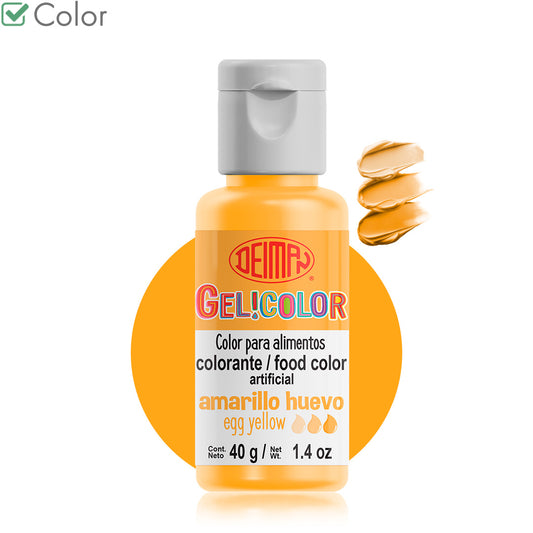 Colorante en Gel Deiman – Amarillo Huevo (40 g / 1.4 oz)