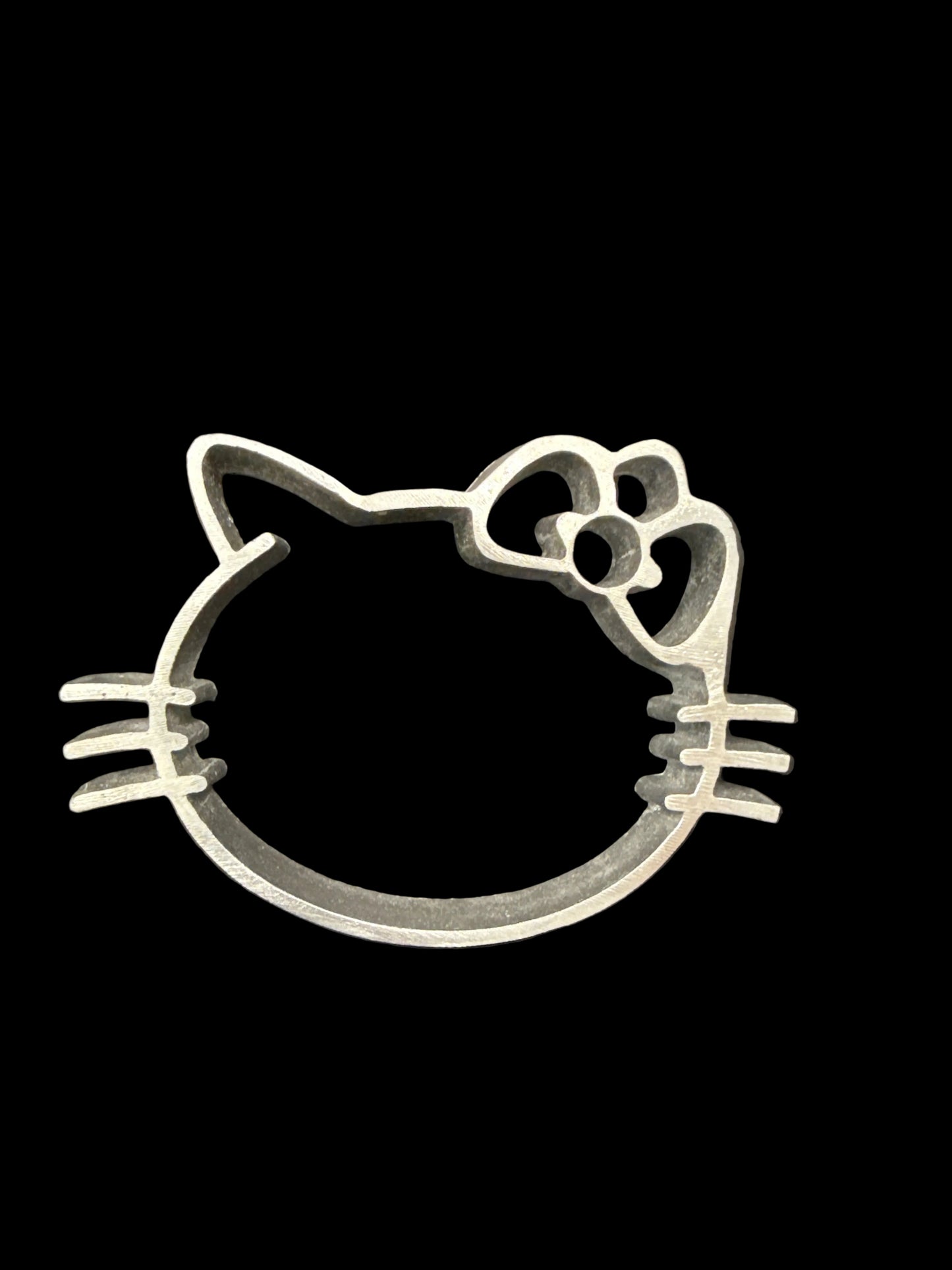 Molde de gatita rosa con Moño chica para Buñuelos de viento.
