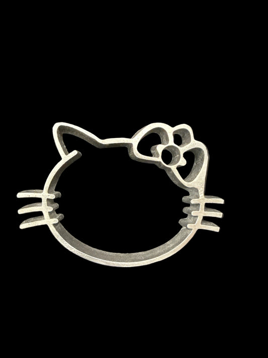 Molde de gatita rosa con Moño chica para Buñuelos de viento.