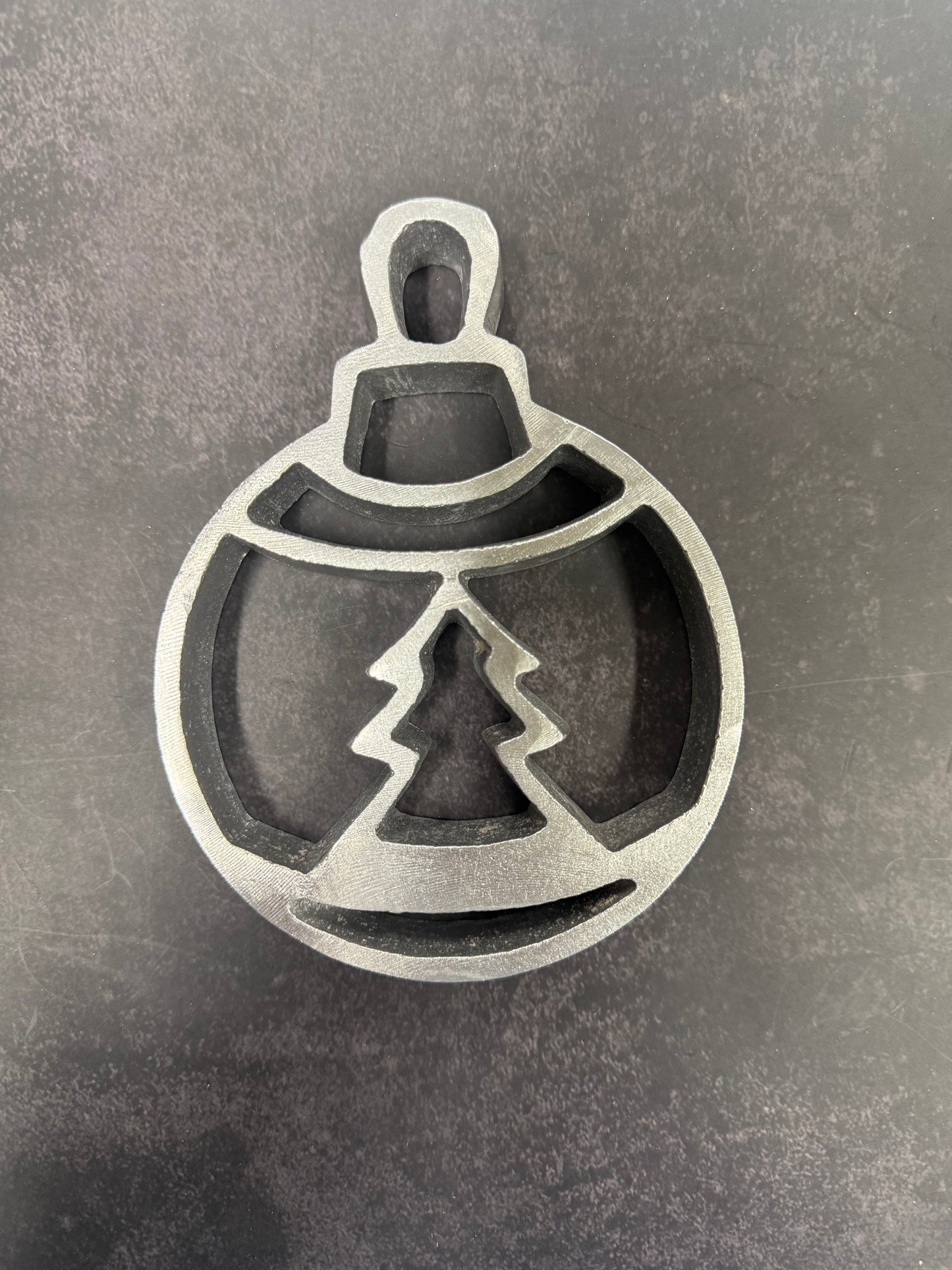 Molde Esfera Navideña con Pino de Navidad