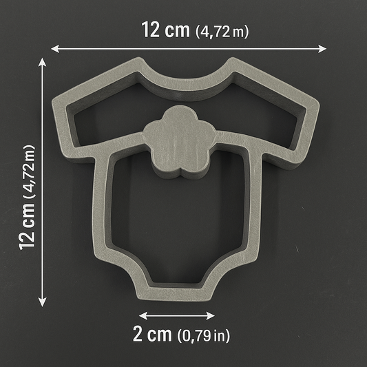 Molde Pañalero de Bebé o Onesie para Buñuelos de Viento