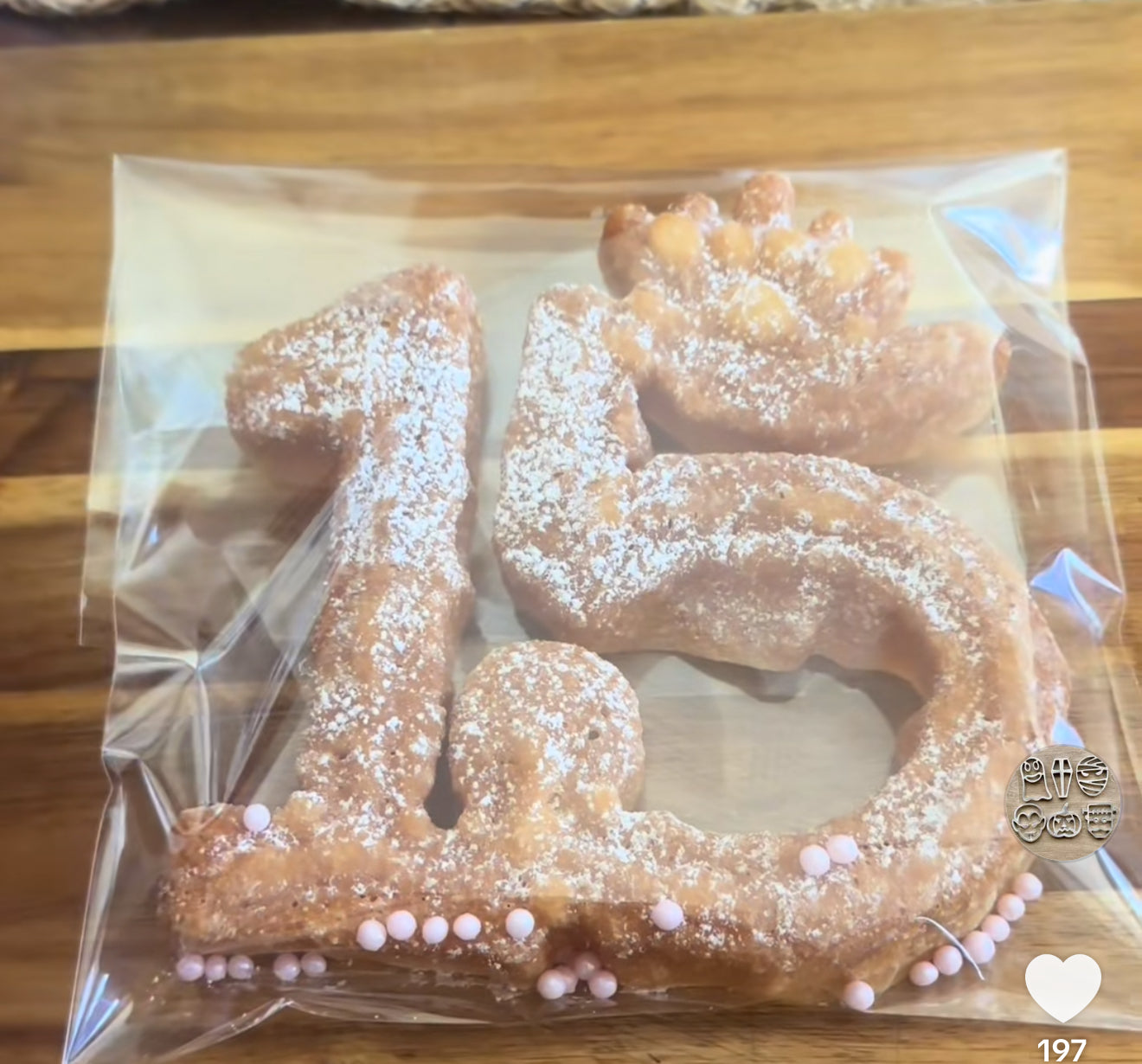 Molde para buñuelos de viento 15 años