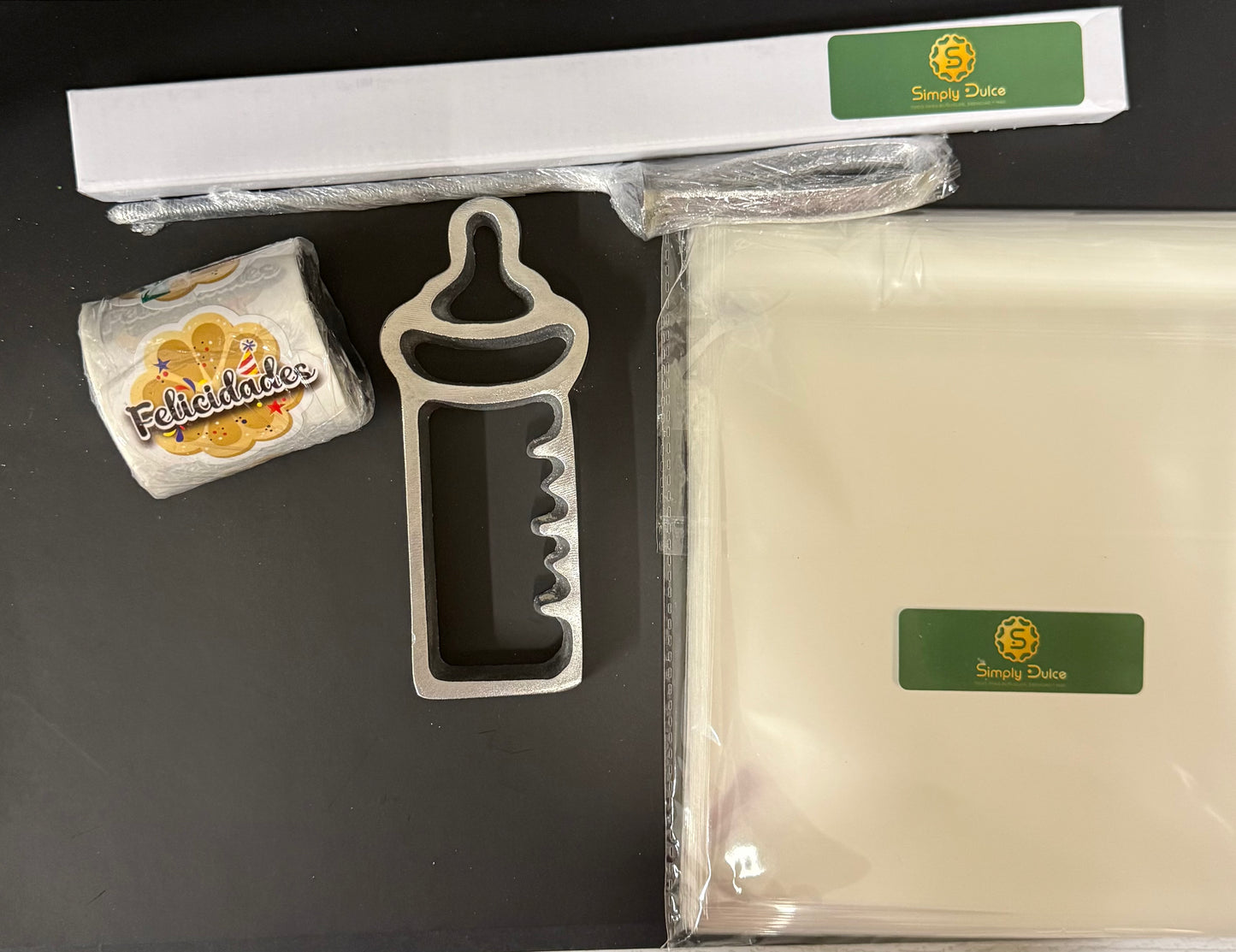 Kit de Inicio Baby Shower 🍼 | Molde Biberón + Accesorios