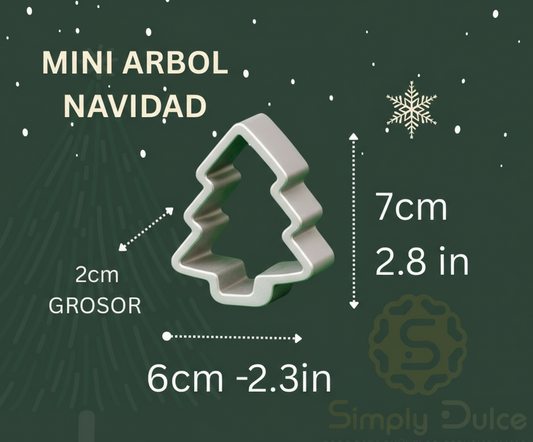 Molde Mini Árbol de Navidad para Buñuelos de Viento