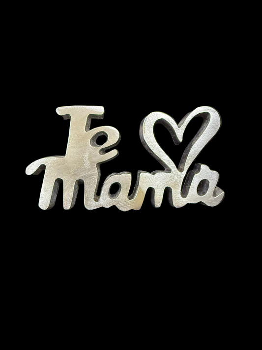 Molde Te Amo Mamá (Corazón) para Buñuelos de Viento