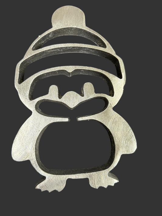 Molde Pingüino Navideño para Buñuelos de Viento