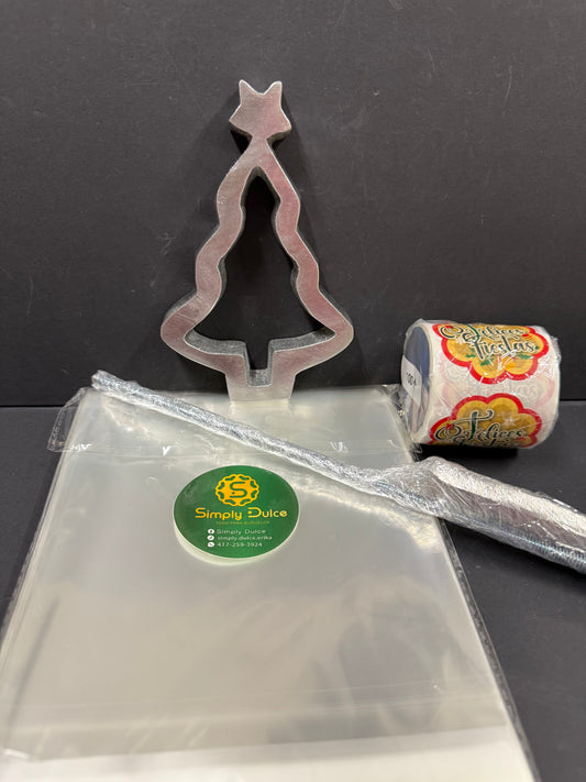 🎄 Kit Básico – Molde Árbol de Navidad para Buñuelos de Viento