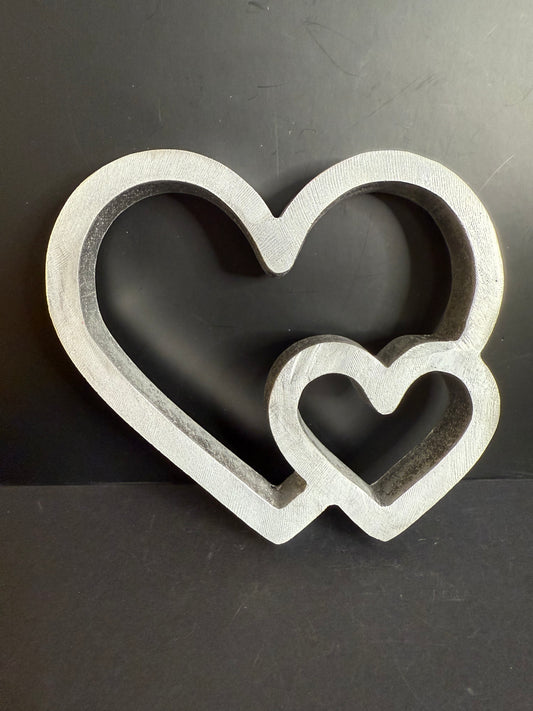 Molde Corazon con corazón para buñuelos de viento