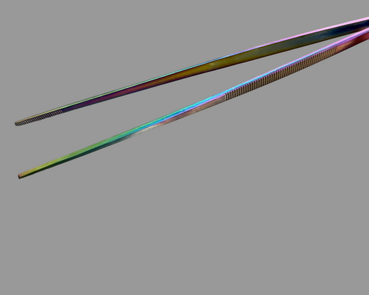 Pinzas de Acero Inoxidable Arcoíris – Edición Limitada (12”)