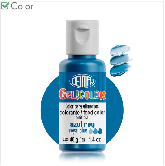 Gelicolor Royal Blue – Colorante Azul Real en Gel 40g