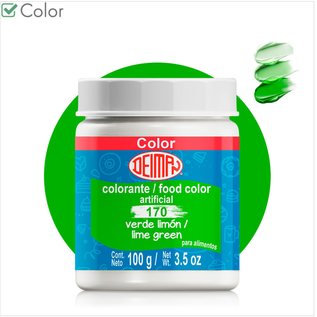 Colorante Verde Limón 170 | Lime Green 170