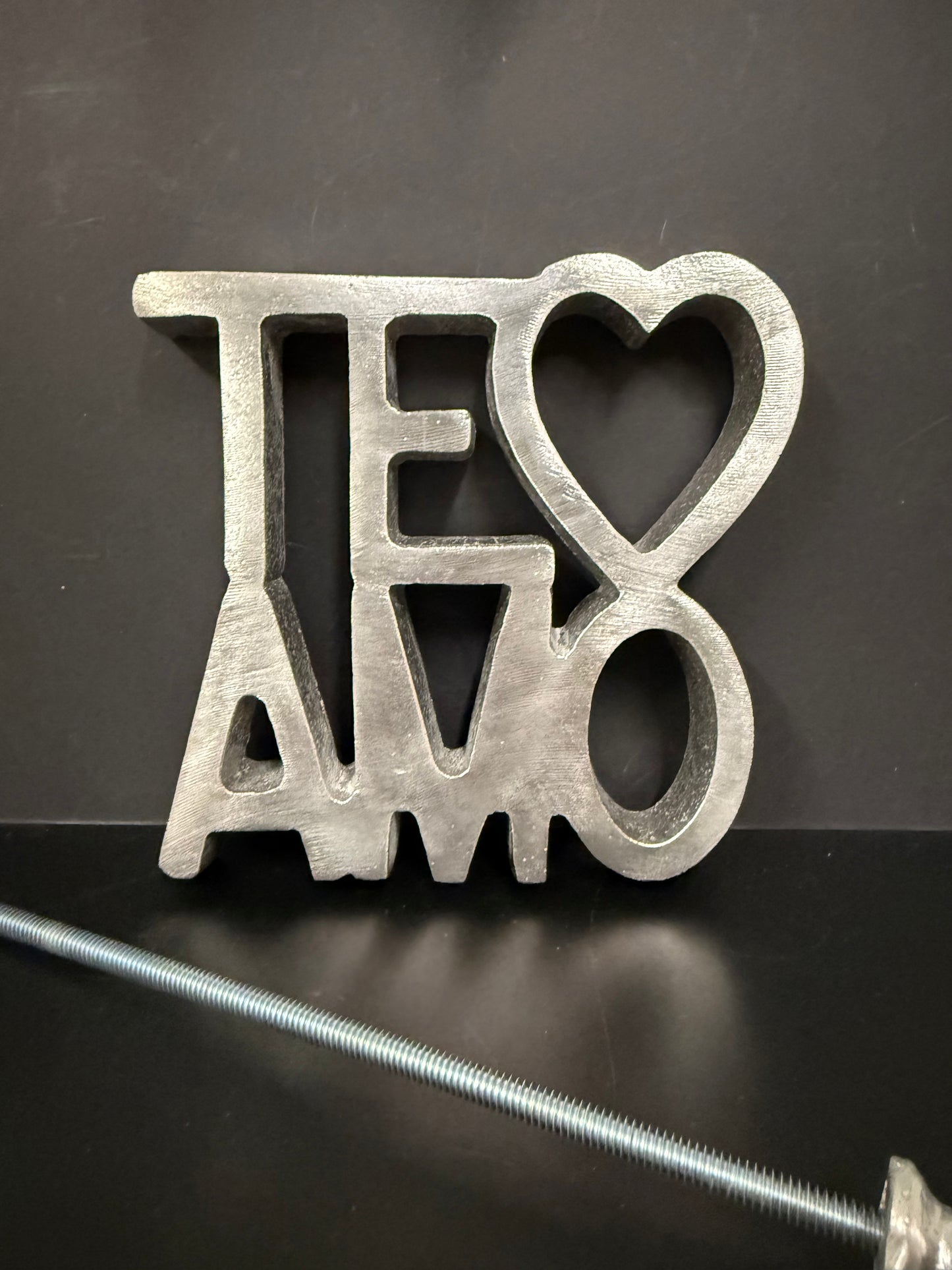 Molde Te Amo para buñuelos de viento