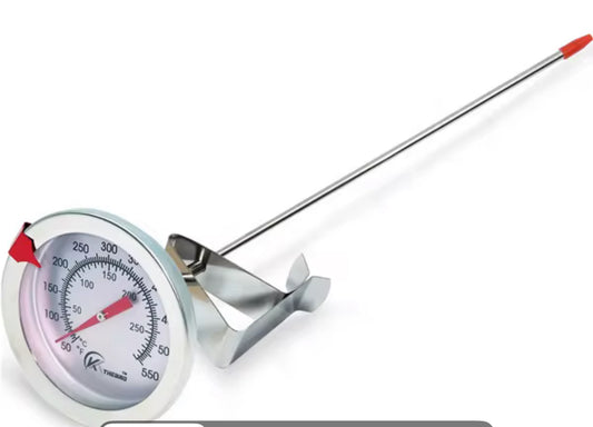 Termómetro para Freír de Acero Inoxidable 12”