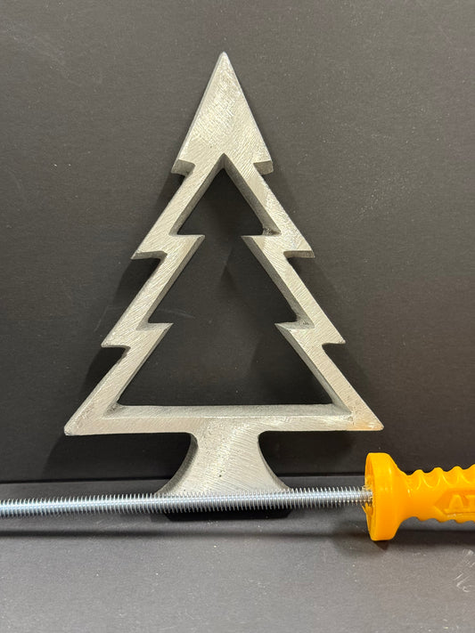 Molde Pino Navideñom para Buñuelos de Viento. – Aluminio con Mango de Plástico