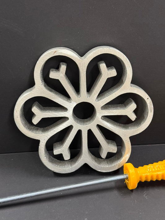 Molde Tradicional Flor con Pistilos