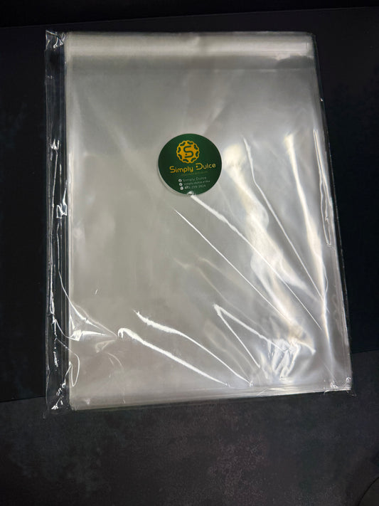 Bolsas Autoadhesivas para Buñuelos de Viento – 100 Piezas (8x10 Pulgadas)