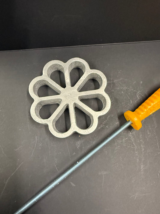 Molde Tradicional Flor Ancha para Buñuelos de Viento