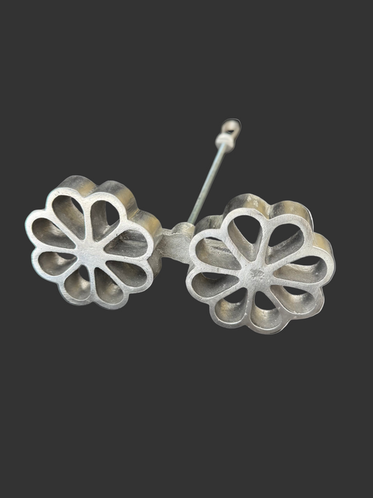 Molde Doble Flor para Buñuelos de Viento