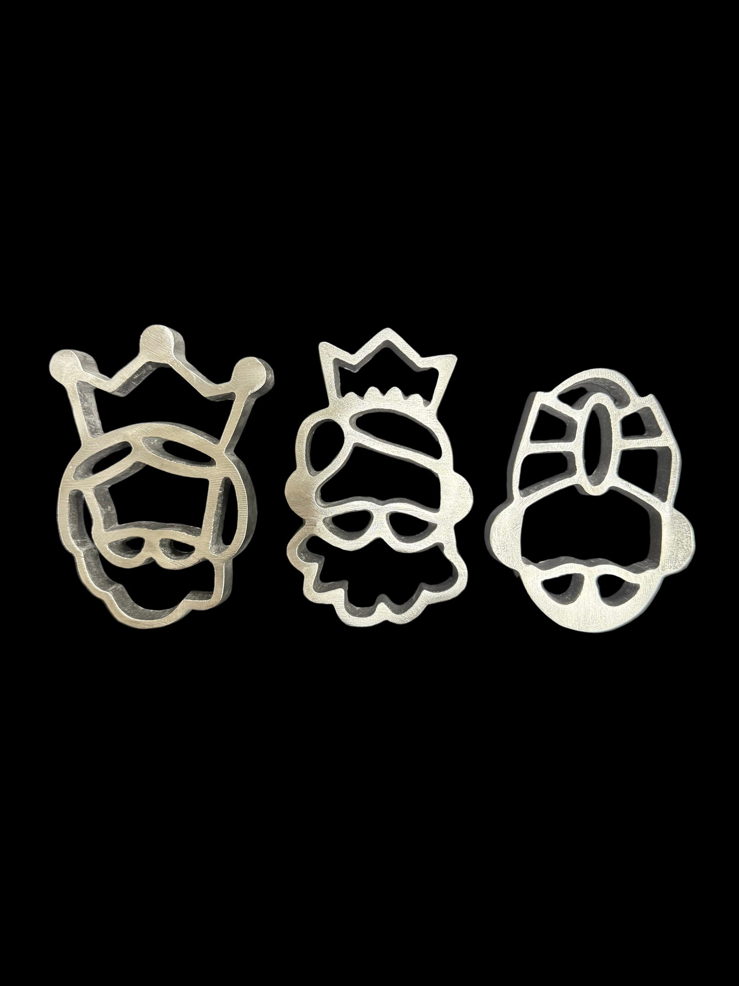 Set de Moldes Exclusivo“Tres Reyes Magos” – Melchor, Gaspar y Baltazar para Buñuelos de viento